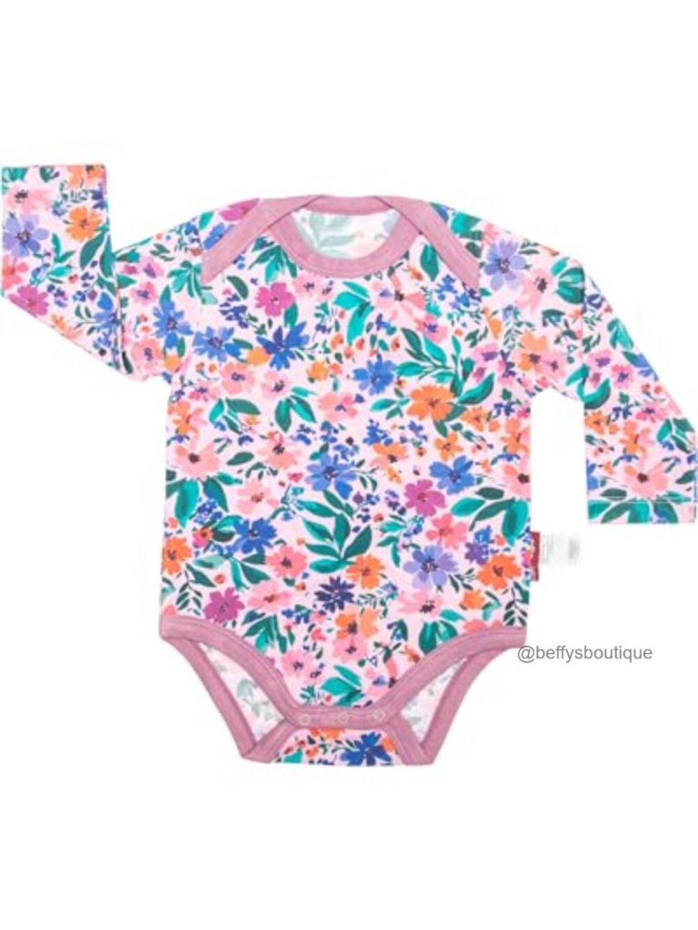 Baby Long Sleeve Bodysuit Romper 92% Viscose from Bamboo Tagless Newborn Onesie